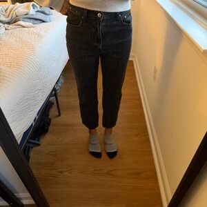 Abercrombie & Fitch Dark Gray Ankle Jeans